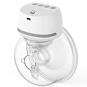 Prime Members: Wearable Electric Breast Pump with 4 Modes $24.50 + Free Shipping at Bellababy via Amazon