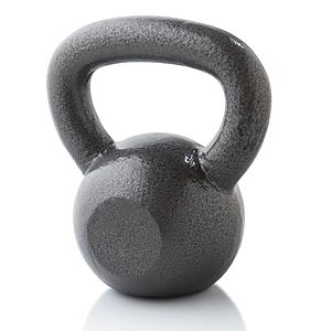 Weider 90 lb. Cast Iron Kettlebell with Durable Hammertone Finish, Sold Individually $79