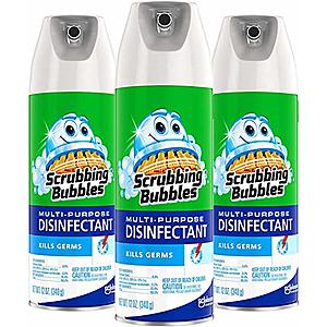 3-Pack 12-Oz Scrubbing Bubbles Multi-Purpose Disinfectant Spray $7.38 ($2.46 each) w/ S&S + Free Shipping w/ Prime or on orders over $25
