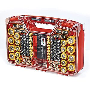 Costco Members: Battery Daddy Storage Case w/ Tester (Holds 180 Batteries) $14.99