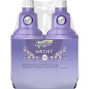 2-Pack 1.25-L Swiffer WetJet Multi-Purpose Floor Cleaner Solution Refill (Febreze Lavender Vanilla) $7 w/ S&S + Free Shipping w/ Prime or on orders over $25