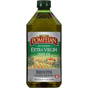 68-Oz Pompeian Smooth Extra Virgin Olive Oil $11.17 w/ S&S + Free Shipping w/ Prime or on orders over $25