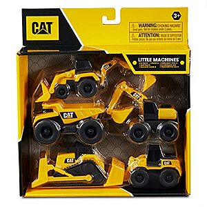5-Piece Cat Construction Little Machines $5.19 + Free Shipping w/ Prime or on orders over $25