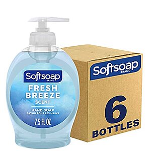 6-Pk 7.5-Oz Softsoap Moisturizing Liquid Hand Soap (Fresh Breeze) $5.90 w/ Subscribe & Save