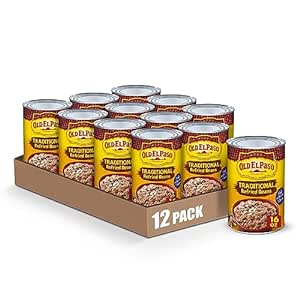 12-Pack 16-Oz Old El Paso Traditional Canned Refried Beans $11.61 w/ S&S + Free Shipping w/ Prime or on orders over $35