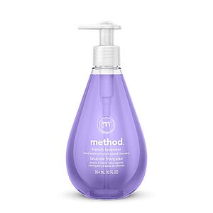 12-Oz Method Gel Hand Wash (French Lavender) $1.62 w/ S&S + Free Shipping w/ Prime or on orders over $35