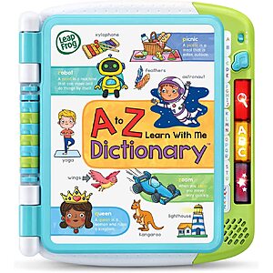 LeapFrog A to Z Learn with Me Dictionary $12.74 + Free Shipping w/ Prime or on orders over $35