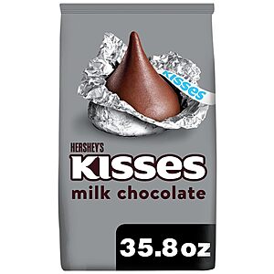 35.8-Oz Hershey's Kisses Milk Chocolate Easter Candy Party Pack $7.76 w/ S&S + Free Shipping w/ Prime or on orders over $35