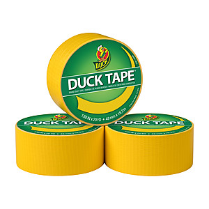 3-Pack 1.88" x 20 yd. Duck Brand Colored Duct Tape (Yellow) $4.20