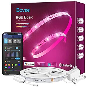 32.8 ft Govee Smart WiFi App Controlled RGB LED Strip Lights $10.99 + Free Shipping