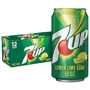 12-Pack 12-Oz Soda Beverages (7UP, Canada Dry, A&W, Dr. Pepper and Sunkist) from 3 for $9 + Free Store Pickup on Orders $10+