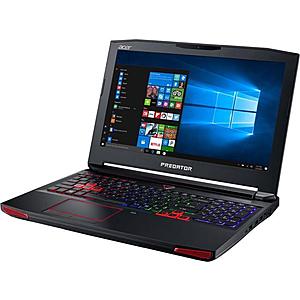 Acer Predator 15 G9-593-735L 15.6; IPS Intel Core i7 7th Gen 7700HQ (2.80 GHz) NVIDIA GeForce GTX 1060 16 GB Memory 1 TB HDD Windows 10 Home 64-Bit Gaming Laptop $1049.99