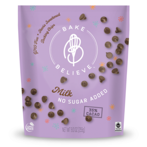 Bake Believe No Sugar Added Baking Chips (12 Bags 9oz each) & Wafers 25% off + Free Shipping for $35+
