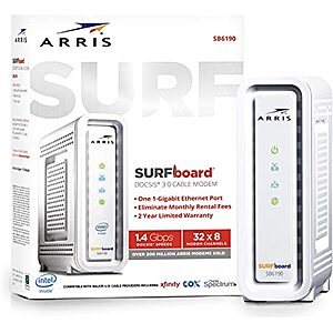 Arris Surfboard SB8200 32x8 DOCSIS 3.1 Gigabit Modem $118.95 + Free Shipping
