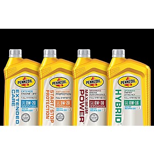 Pennzoil - $25 back by mail with qualifying 1-quart case (6 quarts) Pennzoil Full Synthetic motor oil purchase made from AdvanceAutoParts.com, Amazon.com or Walmart.com - $14.79 AR