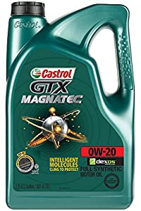 Castrol GTX MAGNATEC 0W-20 Full Synthetic Motor Oil , 5 Quart [0W-20 and 5w-30] $12.98