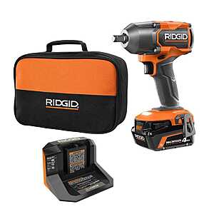 RIDGID 18V 1/2" Brushless Impact Wrench Impact Wrench with battery, charger & free tool for $169 @ Home Depot *Back in Stock*