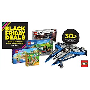 30% Off Select LEGO Building Sets - Kohl's [Nov 20-25]