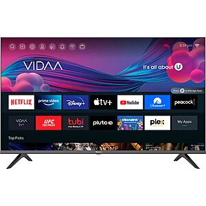 Hisense 40" A4G Series LED Full HD Smart Vidaa TV - $99.99 [LIVE NOW]