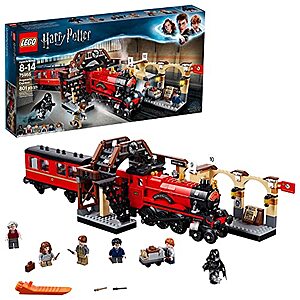 801-Piece LEGO Harry Potter Hogwarts Express Train Building Set - $40