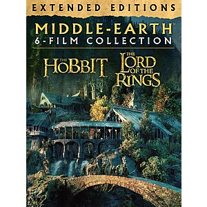 Digital 4K Middle-earth Extended Edition Bundles: LOTR or Hobbit $15, 6-Film Bundle $25