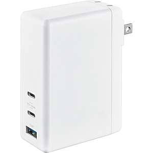 Business Account Best Buy-Insignia™ 112W Wall Charger with 2 USB-C and 1 USB Port White - $25.19