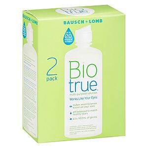 10-Oz Bausch + Lomb Biotrue Multi-Purpose Contact Lens Solution, 3 for $10.33 + Free Store Pickup