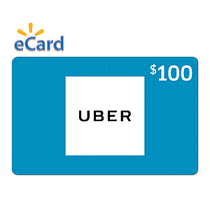 Uber GC: $100 for $90, $50 for $45, $25 for $22.5 + Email Delivery