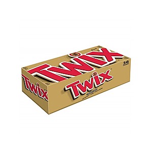 36-Count (1.79 oz) Twix Full Size Candy Bars $14.99 + Free S/H w/ Amazon Prime at Woot!