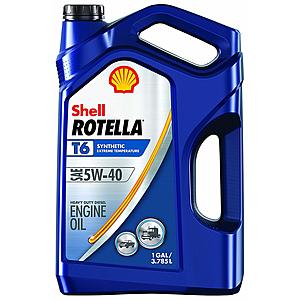 Shell Rotella Rotella T6 Full Synthetic 5W-40 - 1 Gal. MIR $12.97