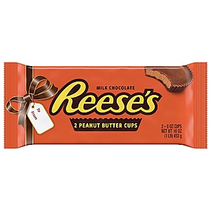1lb (2x 8oz) Reese's Peanut Butter Giant Cups $5.30 + Free S&H on $35+