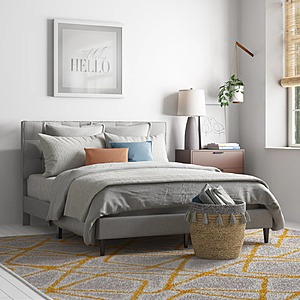 Aquilla Upholstered Bed - $109 @ Wayfair
