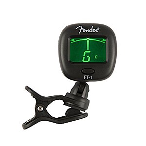 Fender FT-1 Professional Clip-On Tuner $6.95 + Free Shipping w/ Prime or on orders over $25