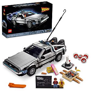 1,872-Piece LEGO Back To The Future Time Machine Building Set $170 + Free Shipping