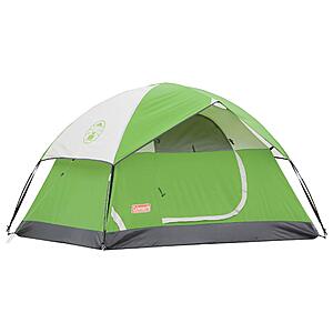 Coleman 2-Person Sundome Camping Tent (Palm Green) $24.99 + Free Shipping w/ Prime or $25+