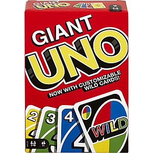 Giant UNO Family Card Game $10