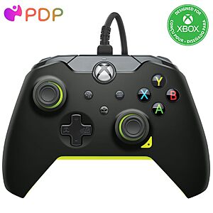 PDP Wired Game Controller for Xbox or PC: Electric Black $13.50 + Free Shipping w/ Prime or on Orders $35+