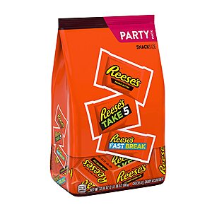 32-Oz Reese's Fast Break, Take 5, & Peanut Butter Cups Assorted Snack Size Candy $8.60
