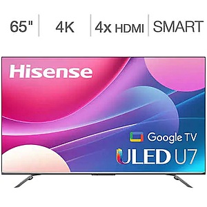 Hisense 65" U75H Series 120Hz 4K TV w/ 3 yr wty @ Costco $599.99