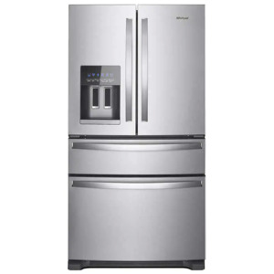 Whirlpool 25 cu. ft. French Door Refrigerator Stainless Steel from Costco - $1599