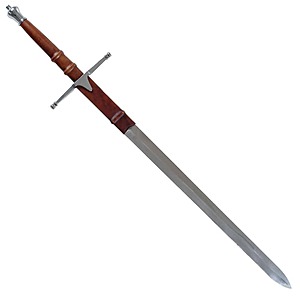 Trademark Stainless Steel William Wallace Medieval Sword w/Sheath Silver 28% off when using discount code DECORXTRA10   $41.99