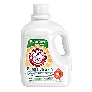 Arm & Hammer Sensitive Skin Free & Clear 144.5 Fl oz $5.24 w/ first Subscribe & Save coupon