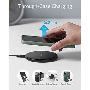 Anker PowerWave Qi wireless charge pad $11.35  AC Anker Direct Amazon FS Prime or choose RAV w adapter $12.24 at ravpower.com
