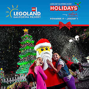 Legoland: California Resort Unlimited Admission Play Pass (eTicket valid thru Jan 18, 2020) $114.99