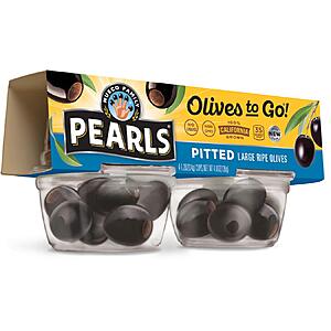 24-Count 1.2-Oz Pearls Olives To Go! Large Ripe Pitted Black Olive Cups $4.71 w/ Subscribe & Save