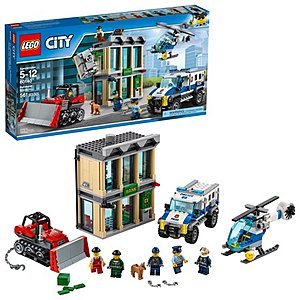 LEGO City Police Bulldozer Break-In 60140 Building Kit (561 pieces) $39 or 44% off, add 11 filler to get $10 Target Gift Card on 50