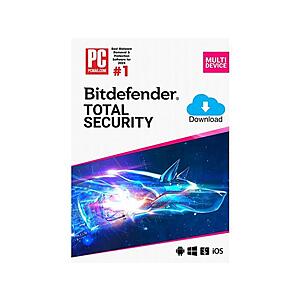 Bitdefender Total Security 2024 - 5 Devices / 1 Year - Download - 16.99 $16.99