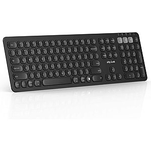 Jelly Comb Rechargeable Multi-Device 2.4G Bluetooth Keyboard $15 $14.99