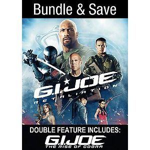 G.I. Joe: Retaliation / G.I. Joe: The Rise of Cobra (Bundle) (Digital 4K UHD) $13 at VUDU