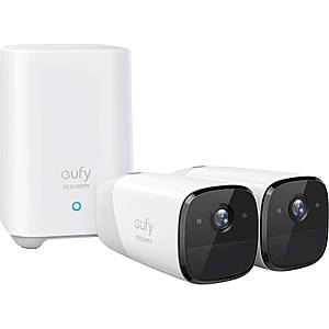 eufy Security 1080p eufyCam 2 Wireless Home Security System w/ 3-Cam & More $344 + Free Shipping
